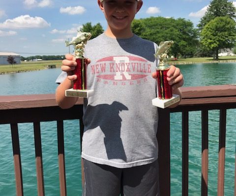 Childrens Boy Champion Biggest & Most Fish Caught 2019